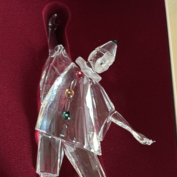 Swarovski 1999 “Masquerade” Pierrot Crystal Clown Figurine. COA included. - Picture 4 of 11